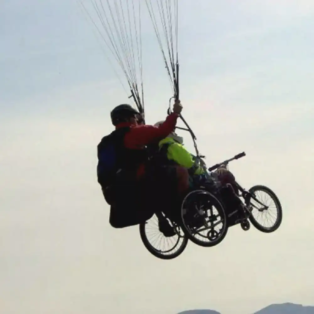 handicap passanger paragliding fethiye