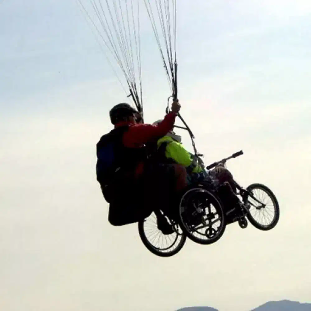 handicap passanger paragliding alanya